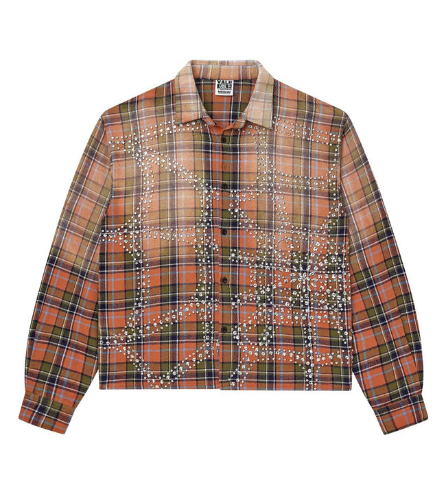 Vale Forever Pumpkin Patch Web Flannel Orange Hover Image