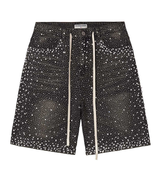 Vale Forever Rainstorm Jorts Black Hover Image