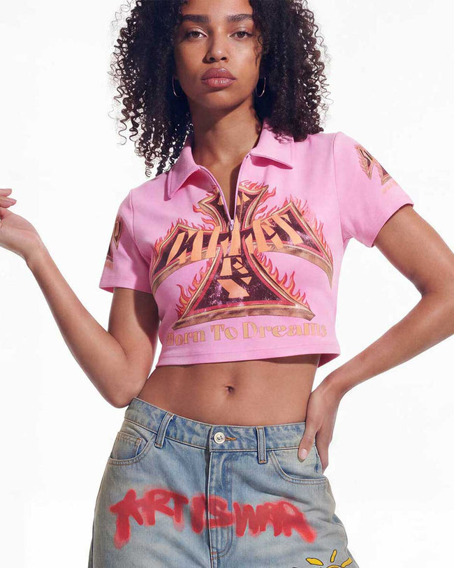Vale Forever Rebirth Rugby Women's Tee Pink *In-Store Exclusive* Main Image