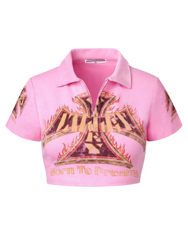 Vale Forever Rebirth Rugby Women's Tee Pink *In-Store Exclusive* Hover Image