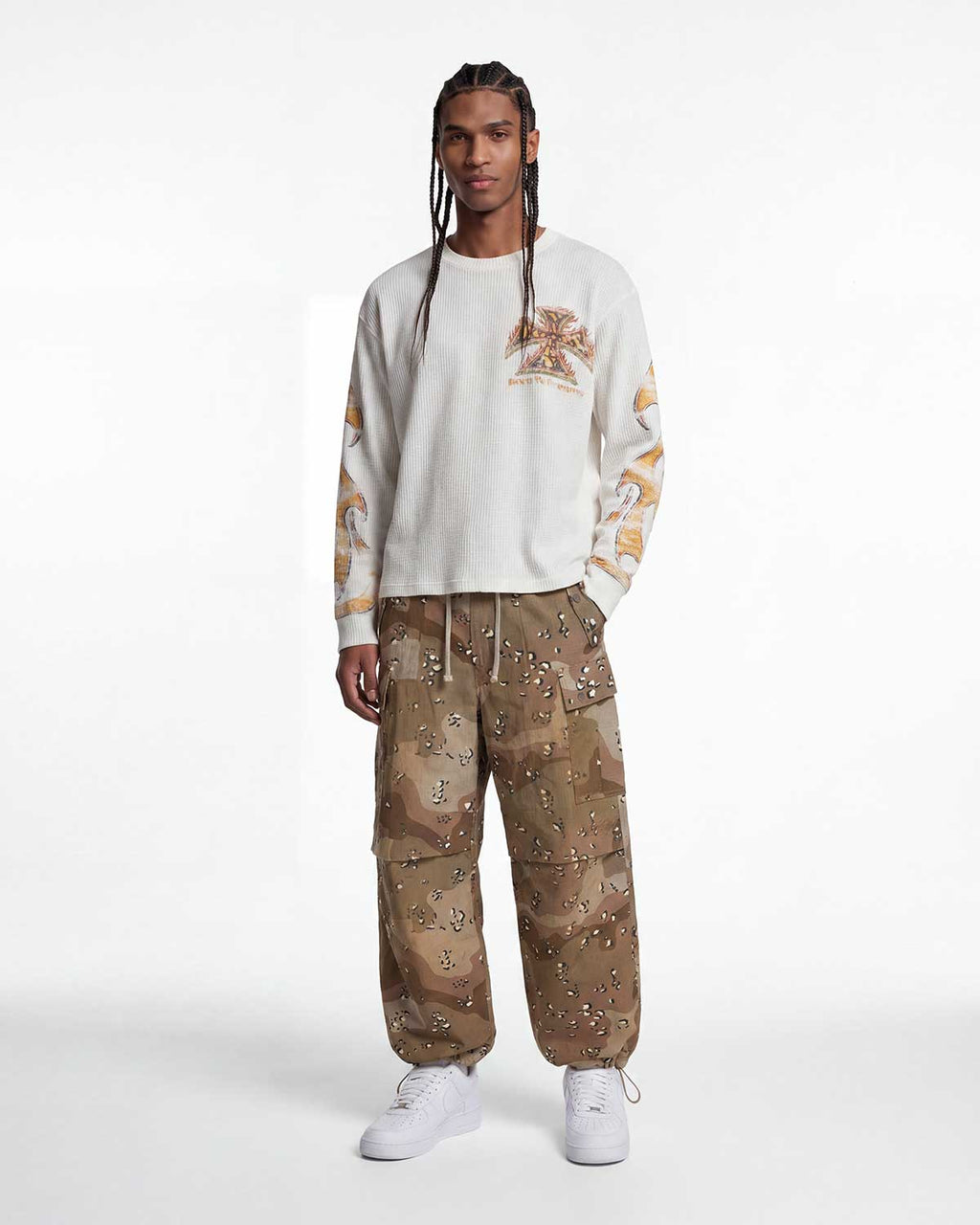 Vale Forever Rothsco Cargo Pants Brown Camo