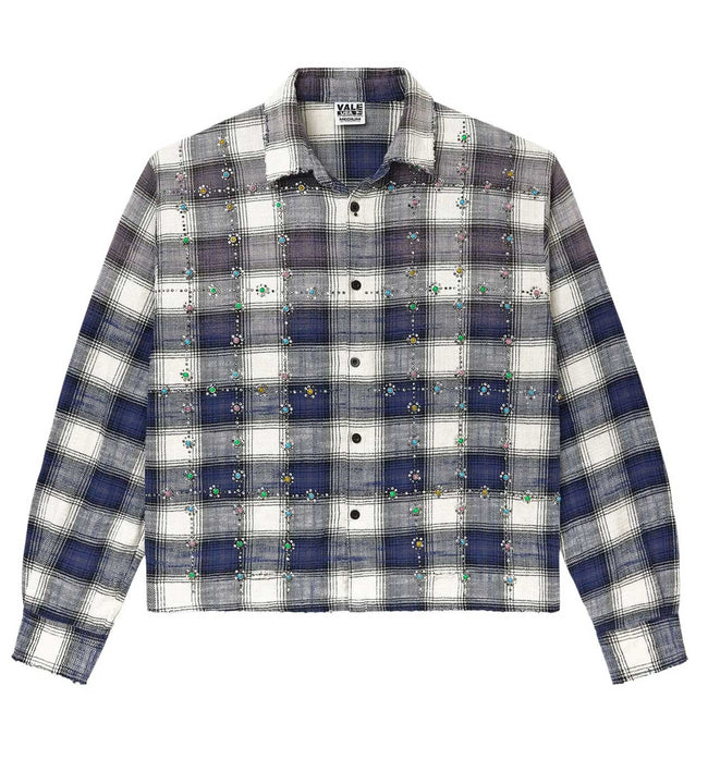 Vale Forever Sky Gems Flannel Blue Hover Image