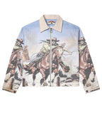 Vale Forever Stampede Trucker Jacket Blue