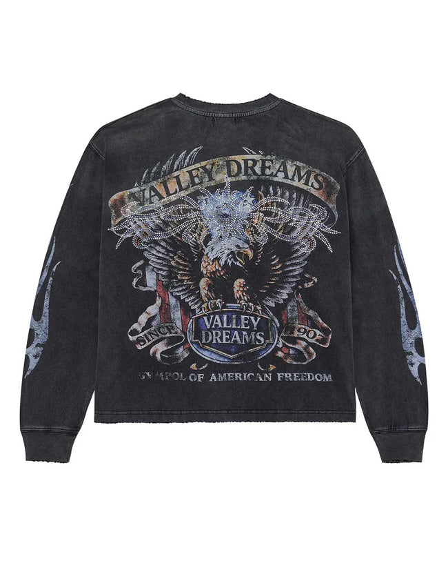 Vale Forever Valley Bling L/S Tee Black Main Image
