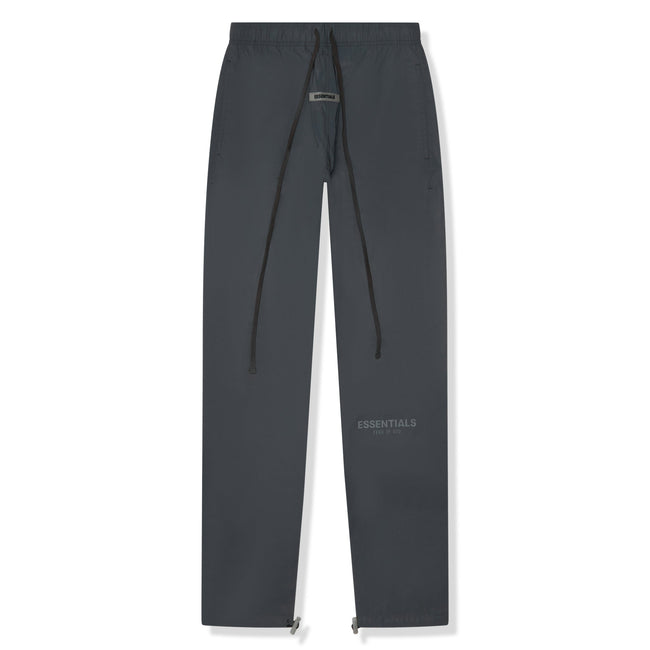 Fear Of God Essentials Black Reflective Nylon Track Pants Hover Image