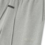 Fear Of God Essentials Classic Fleece Concrete Heather Shorts (FW25)