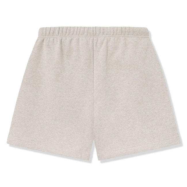 Fear Of God Essentials Classic Fleece Heather Stone Shorts (FW25) Main Image