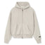 Fear Of God Essentials Classic Heather Stone Zip-Up Hoodie (SS25)