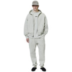 Fear Of God Essentials Classic Heather Stone Zip-Up Hoodie (SS25)