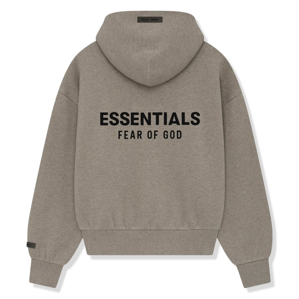Fear Of God Essentials Classic Hood Homestead Heather Zip-Up Hoodie (SS25)