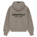 Fear Of God Essentials Classic Hood Homestead Heather Zip-Up Hoodie (SS25)