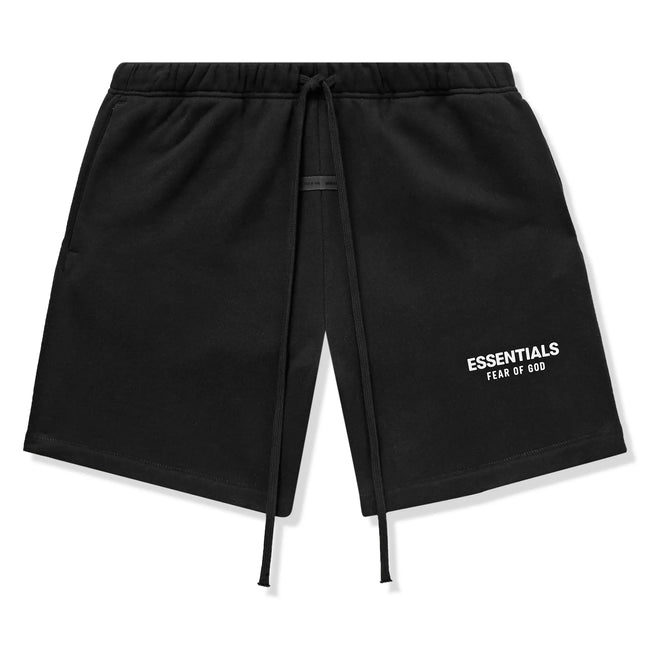 Fear Of God Essentials Classic Jet Black Shorts (SS25) Hover Image