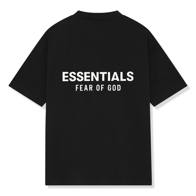 Fear Of God Essentials Classic Jet Black T-Shirt (SS25) Main Image