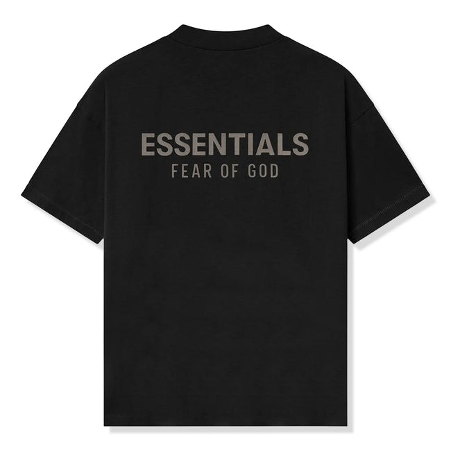 Fear Of God Essentials Classic Jet Black T-Shirt (FW25) Main Image