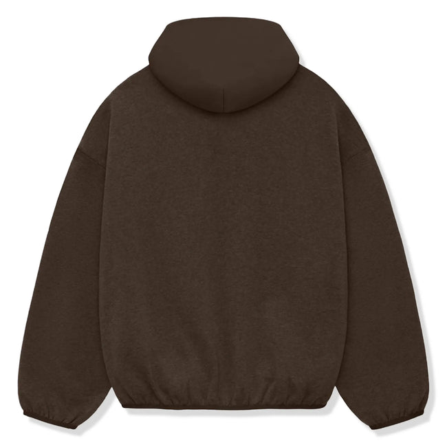 Fear Of God Essentials Core Collection Nylon Fleece Heather Wood Hoodie Main Image