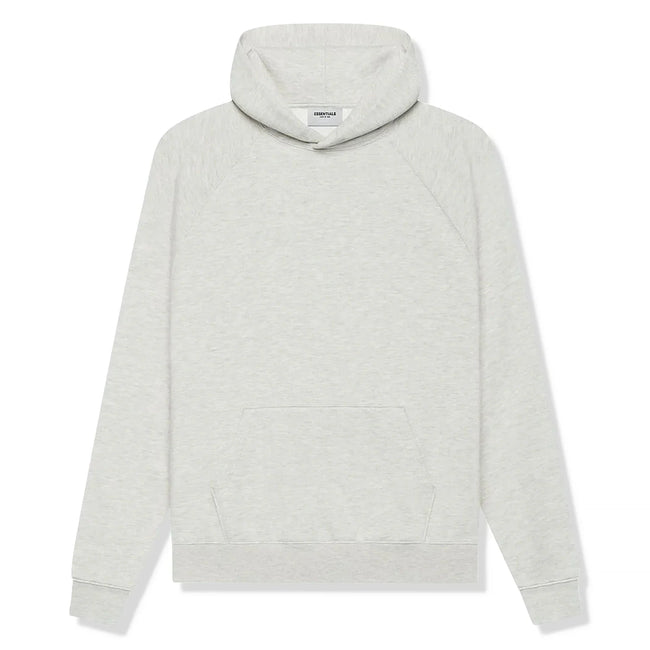 Fear Of God Essentials Reverse Logo Light Heather Oatmeal Hoodie (SS21) Main Image