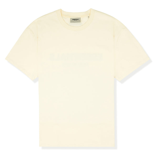Fear Of God Essentials Reverse Logo Buttercream T Shirt (SS21) Hover Image