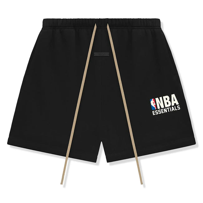 Fear Of God Essentials x NBA Black Shorts Hover Image