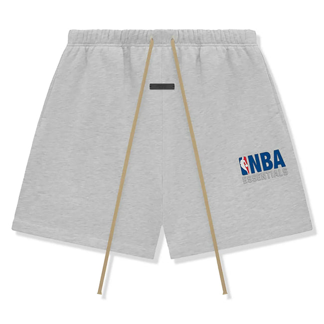Fear Of God Essentials x NBA Light Heather Shorts Hover Image