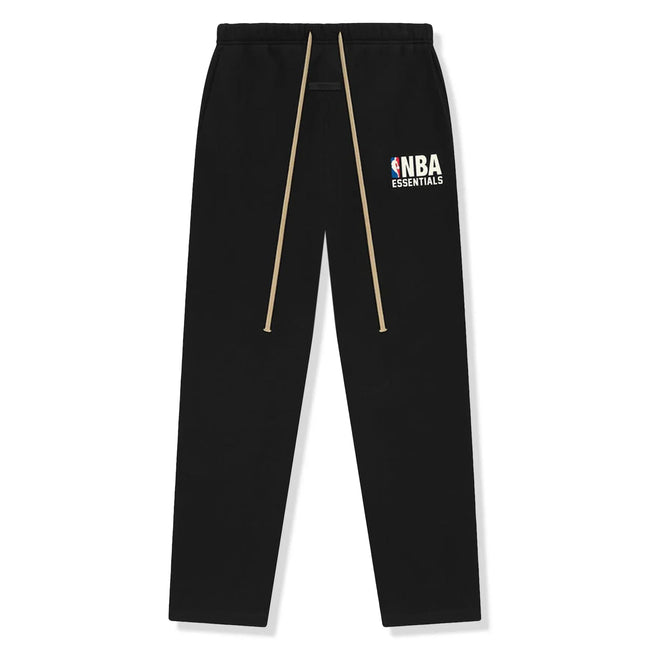 Fear of God Essentials x NBA Relaxed Black Sweatpants Hover Image