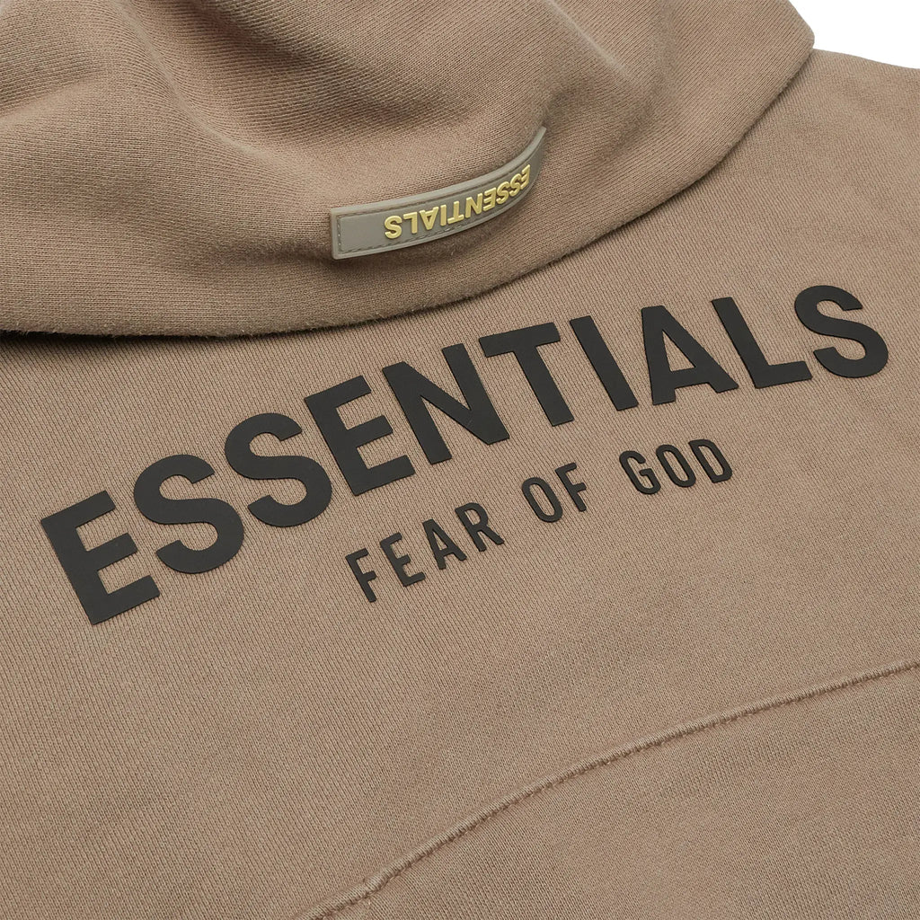 Fear Of God Essentials Kids Taupe Hoodie